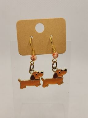 Dachshund Dog Earrings